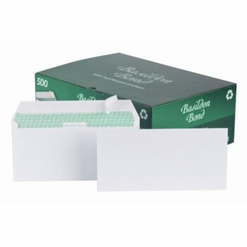 Basildon Bond Envelopes DL Wallet Plain White C80116 - Pack 500
