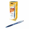 BIC Atlantis Soft Blue Ball Pen Retractable 902132 - Pack 12