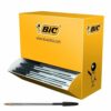 BIC Cristal Medium Black Ball Pen BULK PACK 896040 - Pack 100