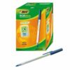 BIC ECOlutions Round Stic Blue Ball Pen 893240 - Pack 60