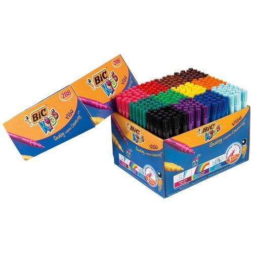 BIC KIDS Visa Class Pack Colouring Pens 897099 - Pack 288