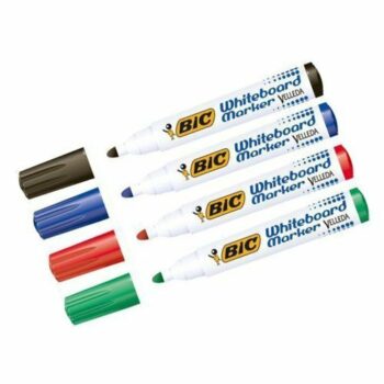 BIC Velleda 1701 Assorted BULK Whiteboard Markers 927259 - Pack 48