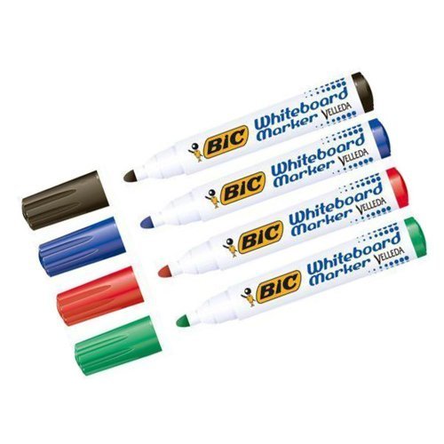 BIC Velleda 1701 Assorted BULK Whiteboard Markers 927259 - Pack 48