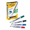 BIC Velleda 1751 Assorted Whiteboard Chisel Markers 904950 - Pack 4