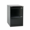 Bisley 2 Drawer Black Filing Cabinet Classic BS2E-33