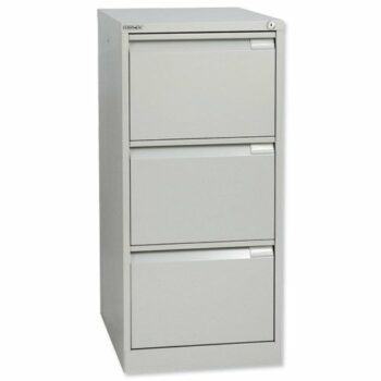 Bisley 3 Drawer Grey Filing Cabinet Classic BS3E-73