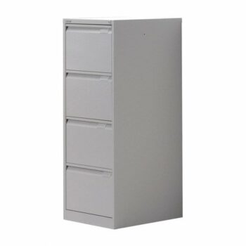 Bisley 4 Drawer Grey Filing Cabinet Classic BS4E-73