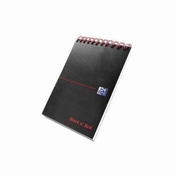 BlackNRed A7 Ruled Wirebound Notebook 400050435 - Pack 5