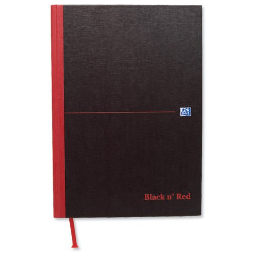 BlackNRed Casebound A4 Smart Ruled Notebook 100080428