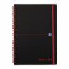 BlackNRed Polypropylene Recycled A4 Ruled Wire Notebook 100080167 - Pack 5