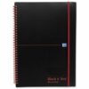 BlackNRed Polypropylene Recycled A5 Ruled Wire Notebook 100080221 - Pack 5