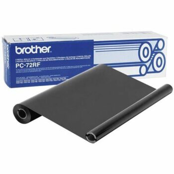 Brother Fax Thermal Ribbon Cartridge Refill Black PC-72RF - Pack 2