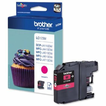Brother Inkjet Cartridge Magenta LC-123M LC123M