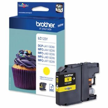 Brother Inkjet Cartridge Yellow LC-123Y LC123Y