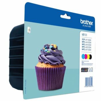 Brother Inkjet Cartridges Value Black / Cyan / Magenta / Yellow LC-123VALBPX