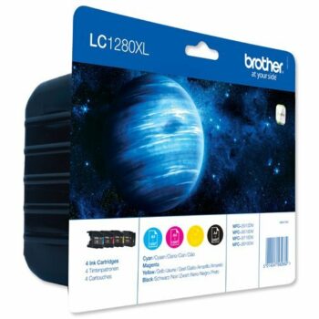 Brother Inkjet Cartridges Value Black / Cyan / Magenta / Yellow LC-1280XLVALBP