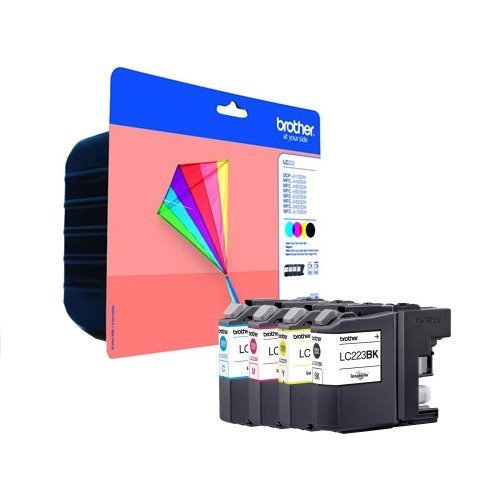 Brother Inkjet Cartridges Value Black / Cyan / Magenta / Yellow LC223VALBP