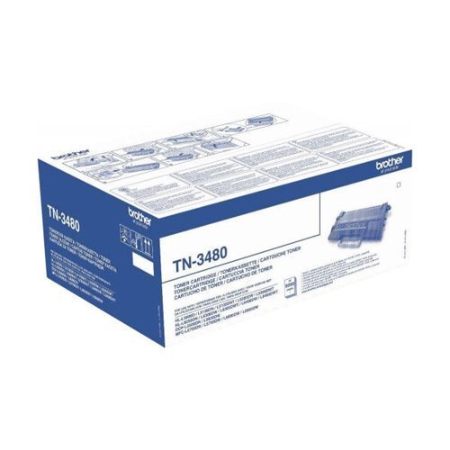 Brother Laser Toner Cartridge Black TN-3480 TN3480