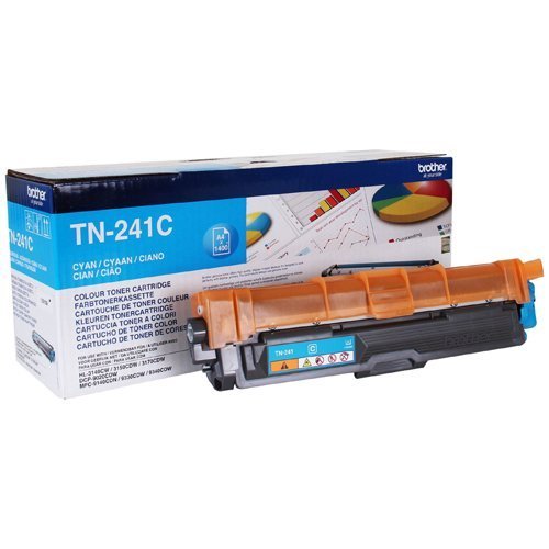 Brother Laser Toner Cartridge Cyan TN-241C TN241C