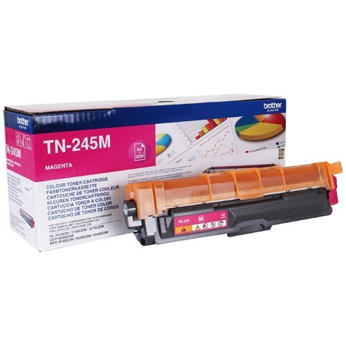 Brother Laser Toner Cartridge Magenta TN-245M TN245M
