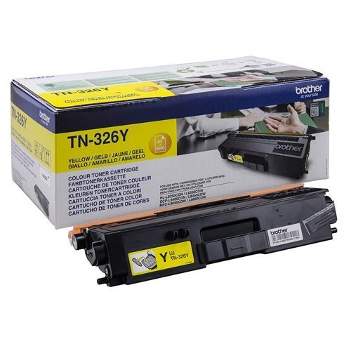 Brother Laser Toner Cartridge Yellow TN-326Y TN326Y