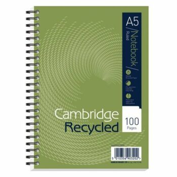 Cambridge Recycled A5 Notebooks 400020509 - Pack 5