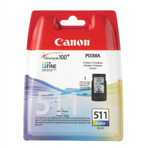 Canon Inkjet Cartridge Colour CL-511 2972B001AA