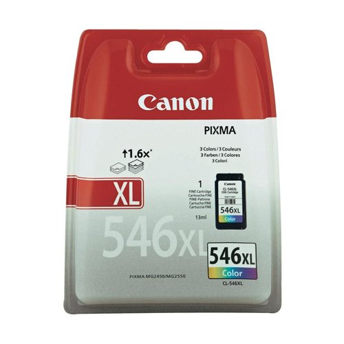 Canon Inkjet Cartridge Colour CLI-546XL 8288B001