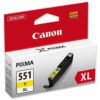 Canon Inkjet Cartridge Yellow CLI-551YXL 6446B001