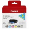 Canon Inkjet Cartridges 2xBlack / Cyan / Magenta / Yellow / Grey PGI-550 CLI-551 6496B005