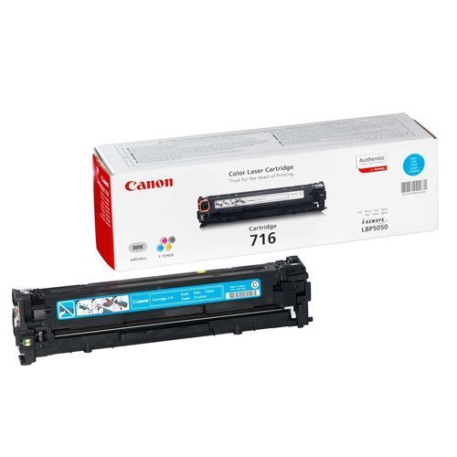 Canon Laser Toner Cartridge Cyan CRG 716 1979B002