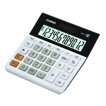 Casio Desk Calculator MH-12-WE 12 Digits