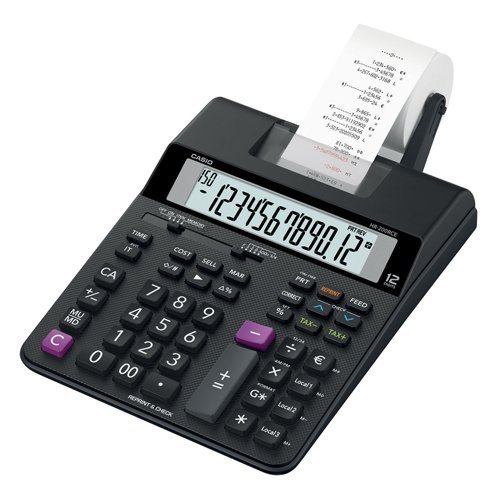 Casio Printing Calculator HR-200RCE 12 digit