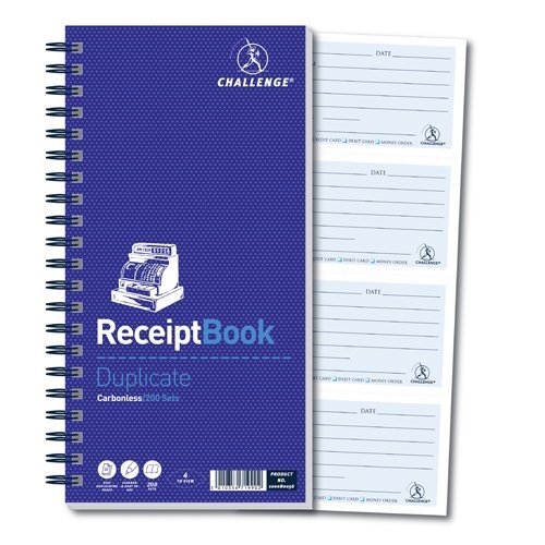 Challenge Receipt Book Duplicate (200 Sets) 100080056