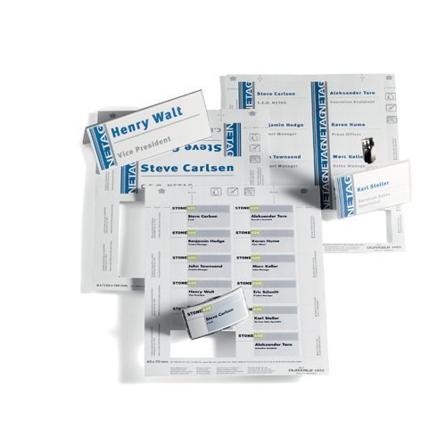 Durable Badgemaker Inserts 60x90mm 145602 - Pack 160