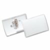 Durable Click Fold Badges with Combi Clip 90x54mm 821419 - Pack 25