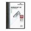Durable Duraclip 30 Black A4 3mm 220001 - Pack 25