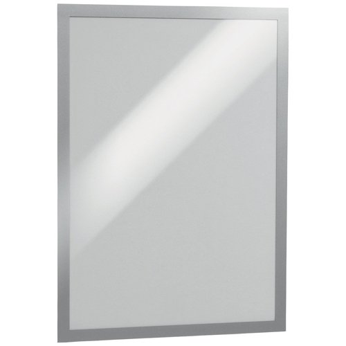 Durable Duraframe Magnetic A4 Silver 486923 - Pack 5