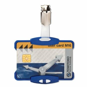 Durable Security Pass Holders Blue 85x54mm 811806 - Pack 25