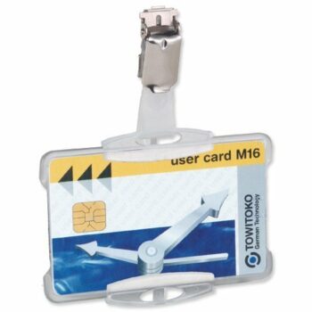 Durable Security Pass Holders Clear 85x54mm 811819 - Pack 25