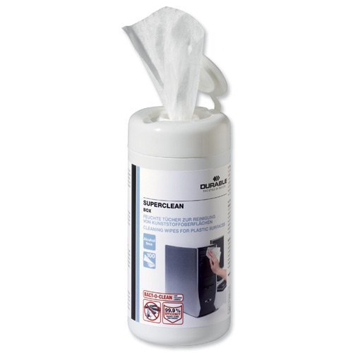 Durable Superclean Tub 100 Cleaning Wipes 570802
