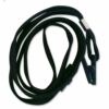 Durable Textile Lanyard 10mm Black 811901 - Pack 10