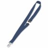 Durable Textile Lanyard 20mm Blue 813707 - Pack 10