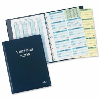 Durable Visitors Book 300 Badges 146500