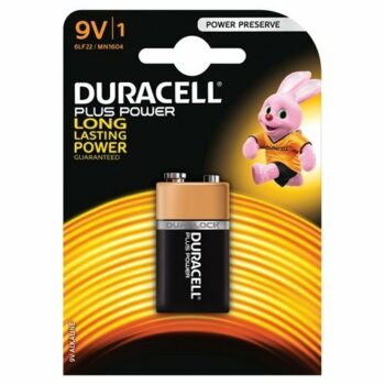 Duracell Plus 9V 1 Battery 6LR61 MN1604