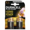 Duracell Plus C 2 Batteries LR14 MN1400 1.5V