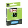 DYMO D1 Label Red on White 45015 12mm x 7m - Each