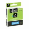 DYMO D1 Label White on Black 45021 12mm x 7m - Each