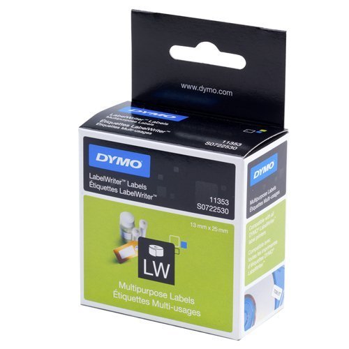 DYMO LW Labels 11353 S0722530 White 24mm x 12mm - Roll
