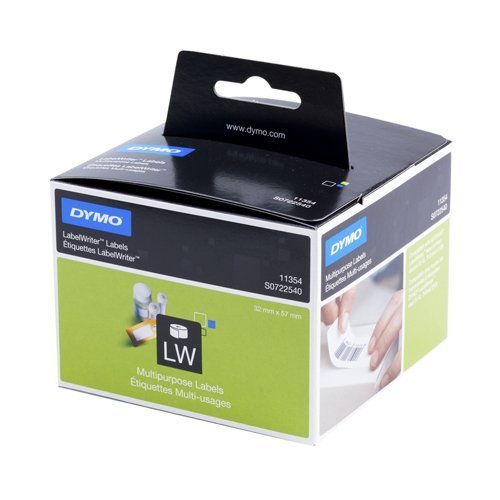 DYMO LW Labels 11354 S0722540 White 32mm x 57mm - Roll